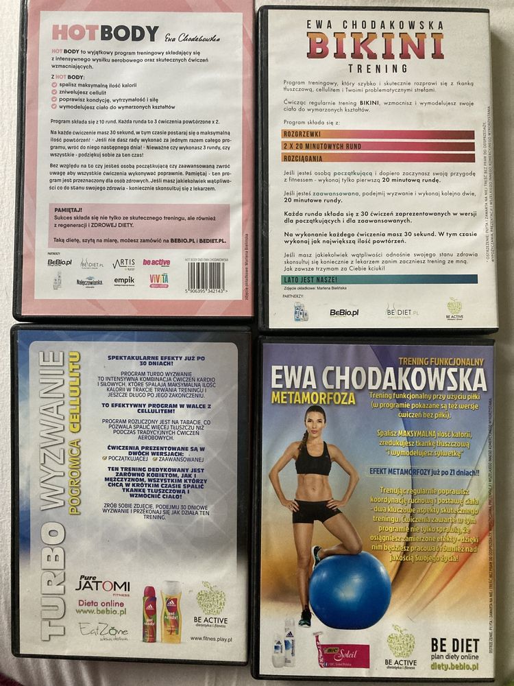 Ewa Chodakowska 4 plyty DVD