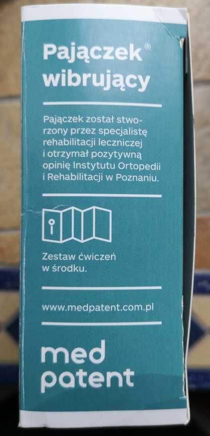 Pajączek wibrujący Med Patent na proste plecy i płaski brzuch medyczny