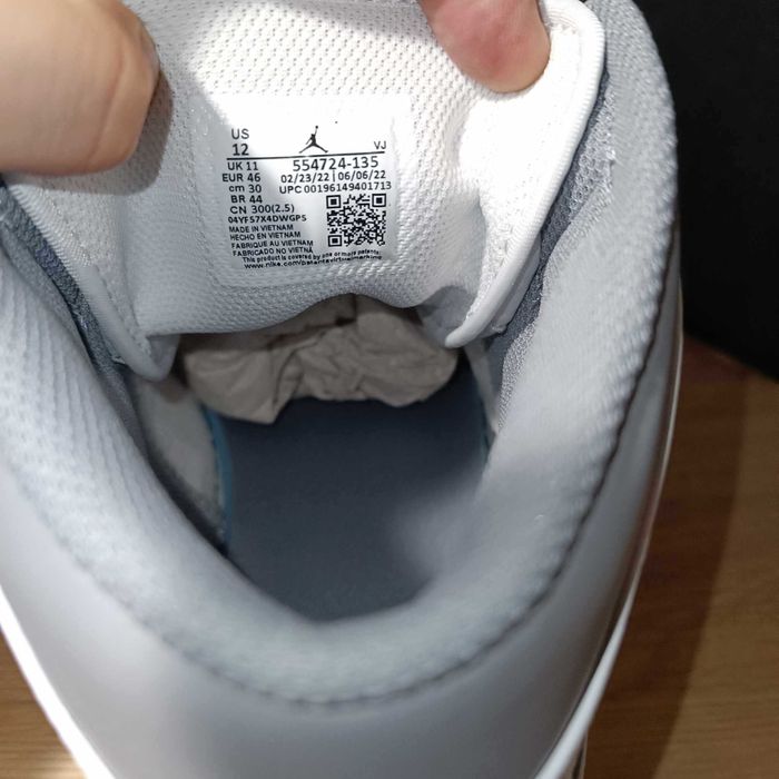 Air Jordan 1 Mid r. 46 (30 cm) White/Stealth