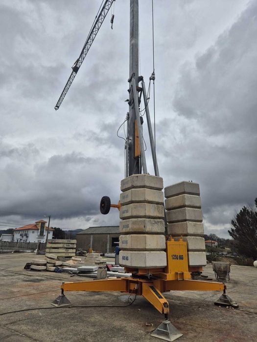 Grua automontante hidraulica