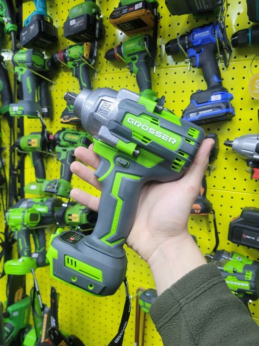 Аккумуляторный гайковерт Grosser GTW 1000