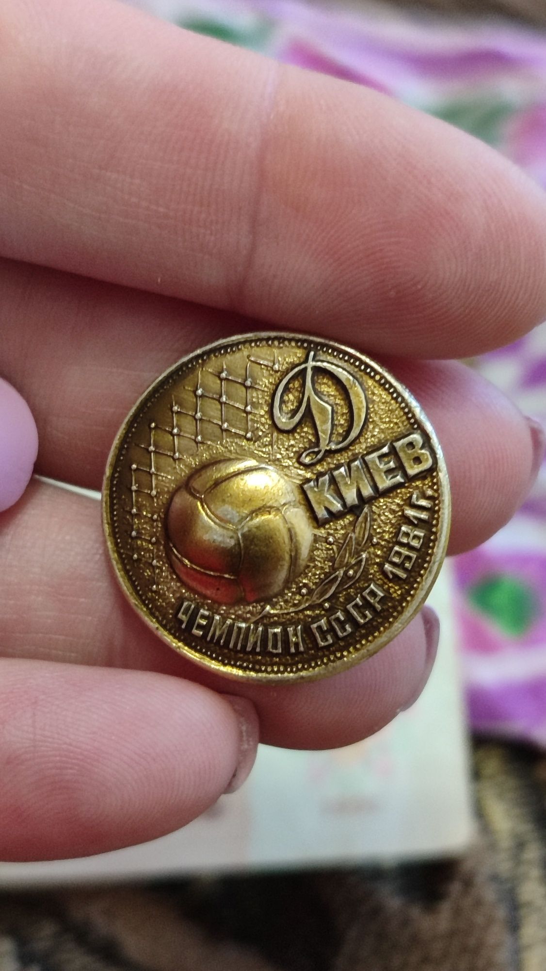 Значек Киев Чемпион 1981