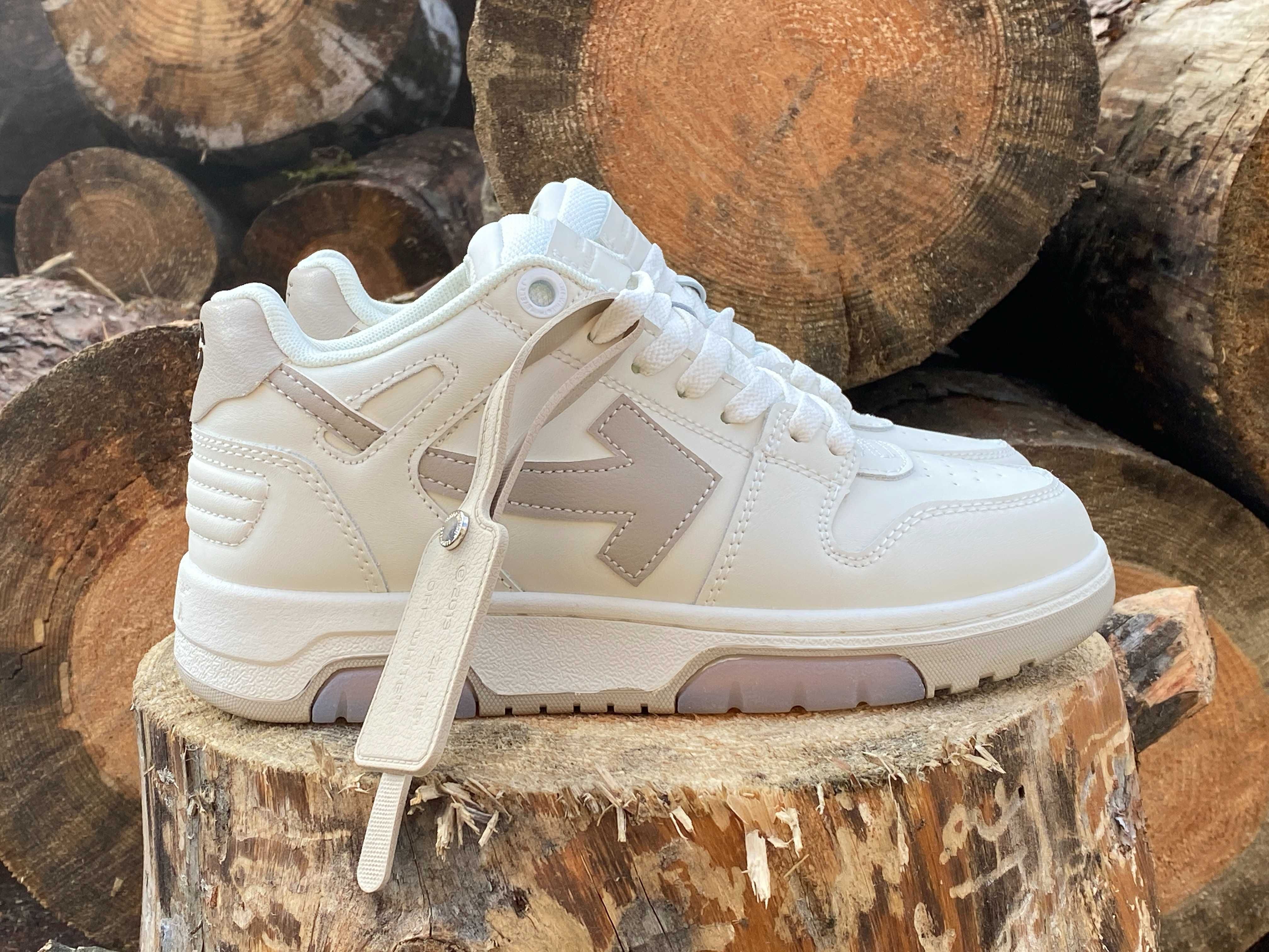 Кроссовки Off-White Out of Office Low White Beige 37-45 ГАРАНТИЯ 1 год