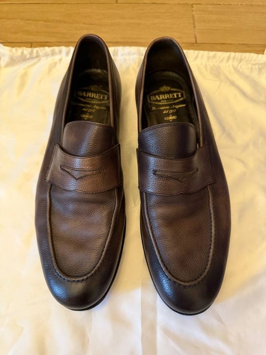 Класичні чоловічі лофери Barrett шкіряні made in italy