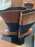 Botas em couro genuino