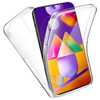 Capa 360 transparente para Samsung Galaxy F02s, M02S, M51, F41, S21 FE