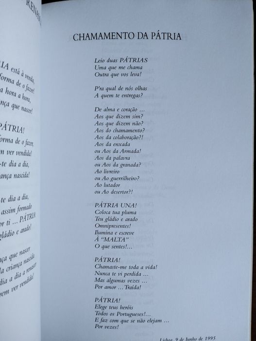 Livro Segredos da Guerra e da Paz (Poemas) - Joaquim Chito Rodrigues