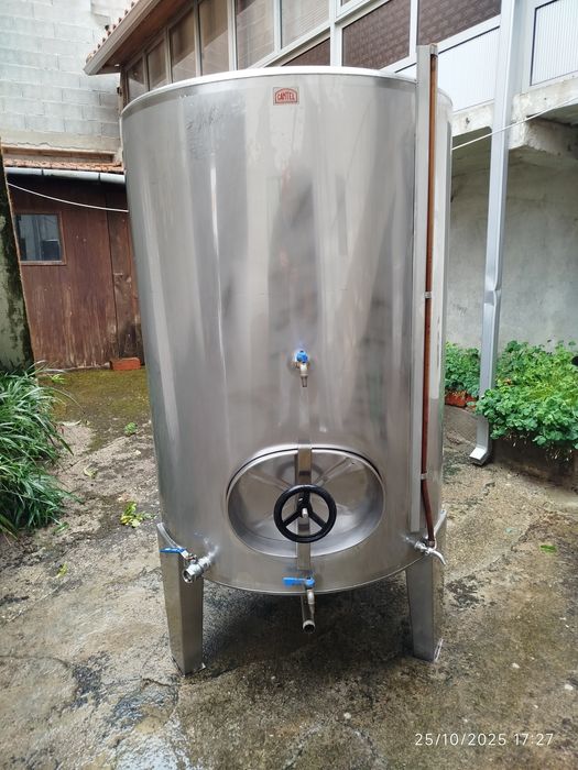 Cuba em inox de 1000L