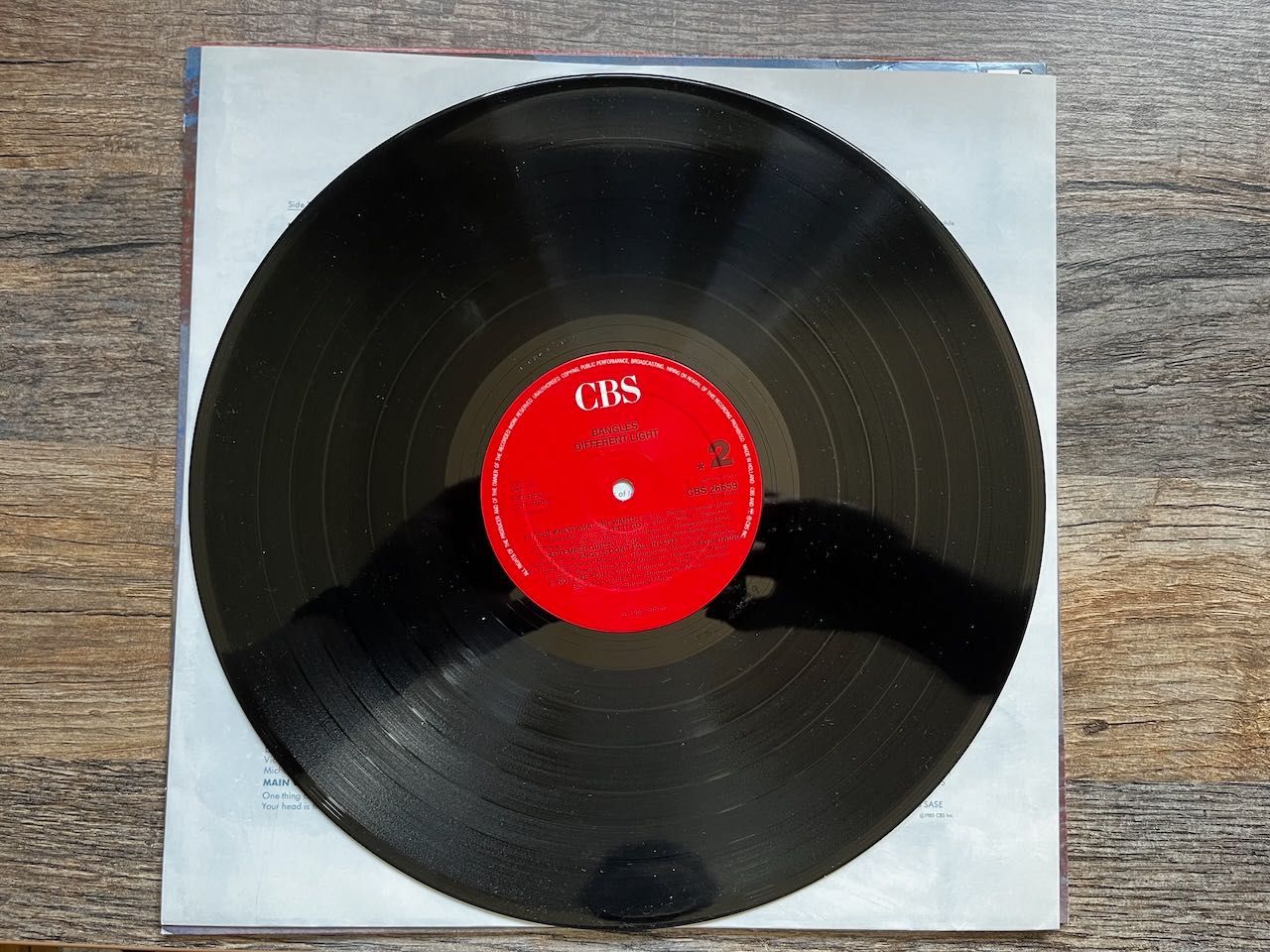 The Bangles – Different Light (1985, CBS 26659)