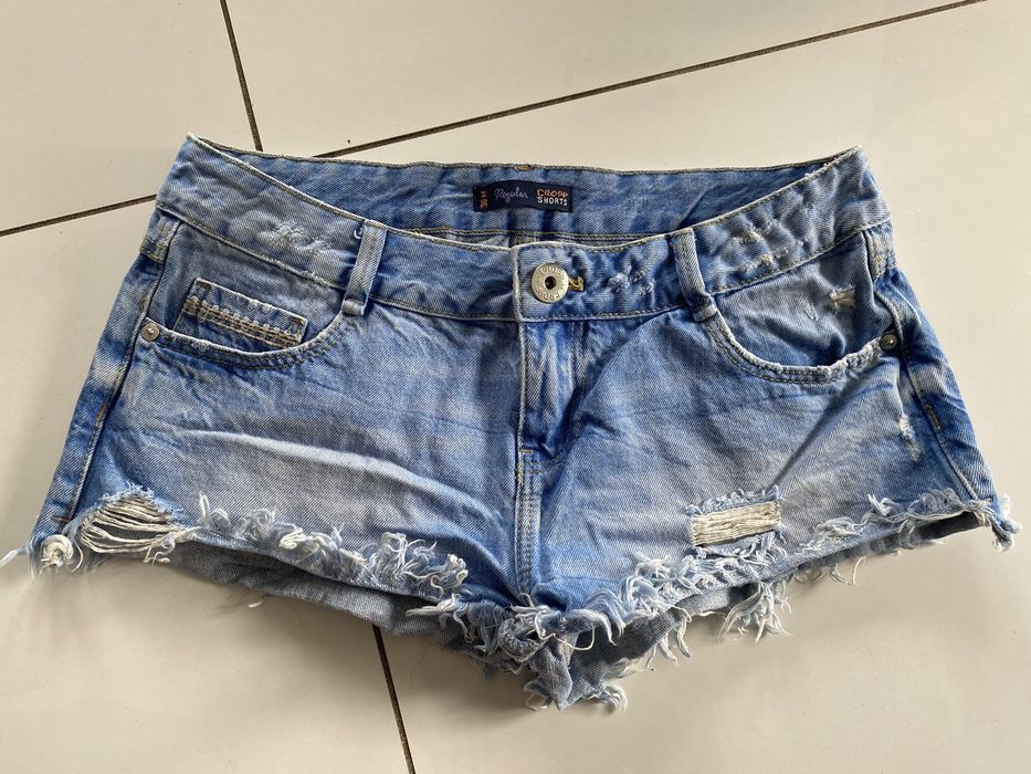 Spodenki krótkie jeansowe Cropp 38