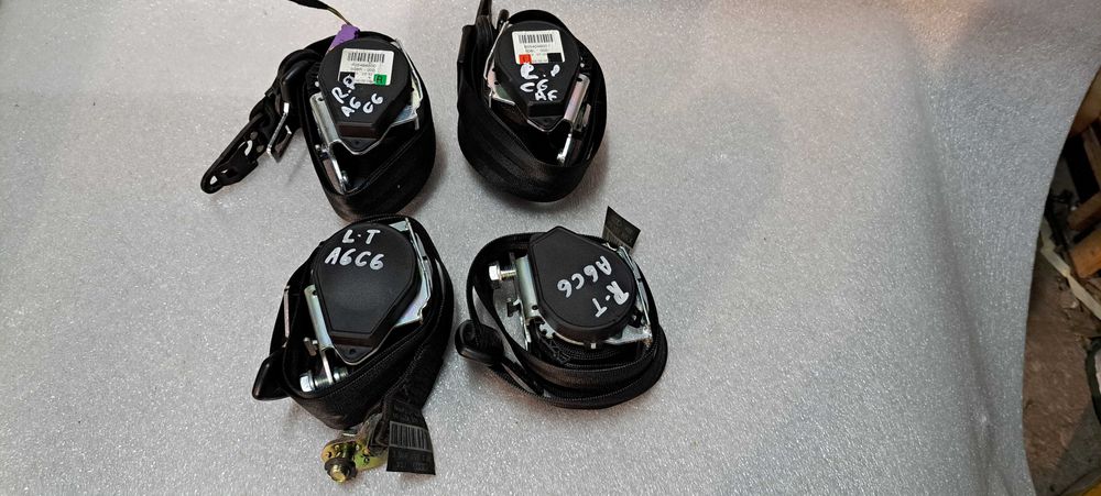 Pasy bezpieczeństwa Audi A6 C6 kpl czarne