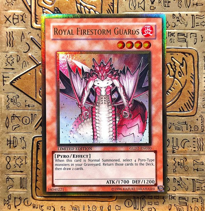Royal Firestorm Guards - Edição Limitada Yugioh