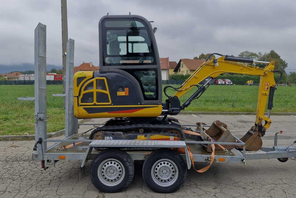 Minikoparka Kingway MD17 Faktura VAT23 3 łyżki w zestawie 2021r