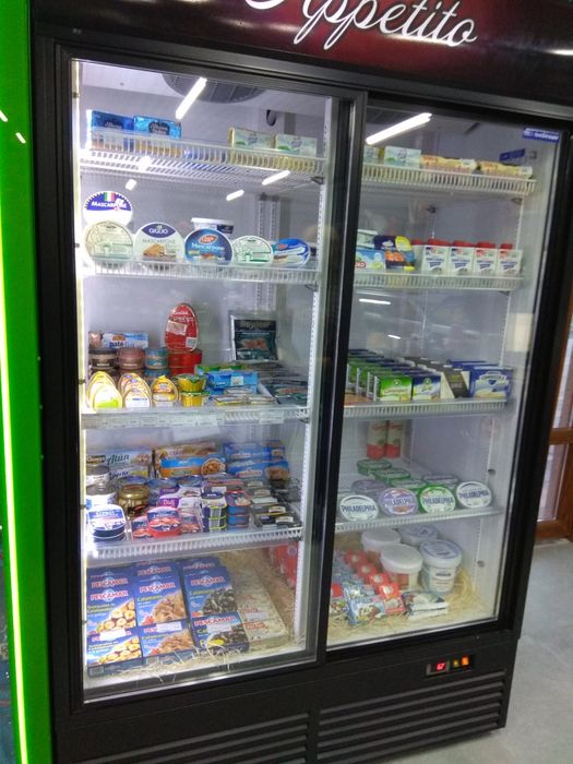 Витрина хол Однод. Двухдверная. ЛАРЬ Морозильная