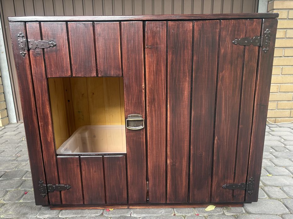 Meblowa kuweta XXL dla kota, komoda kuweta dla Maincoon