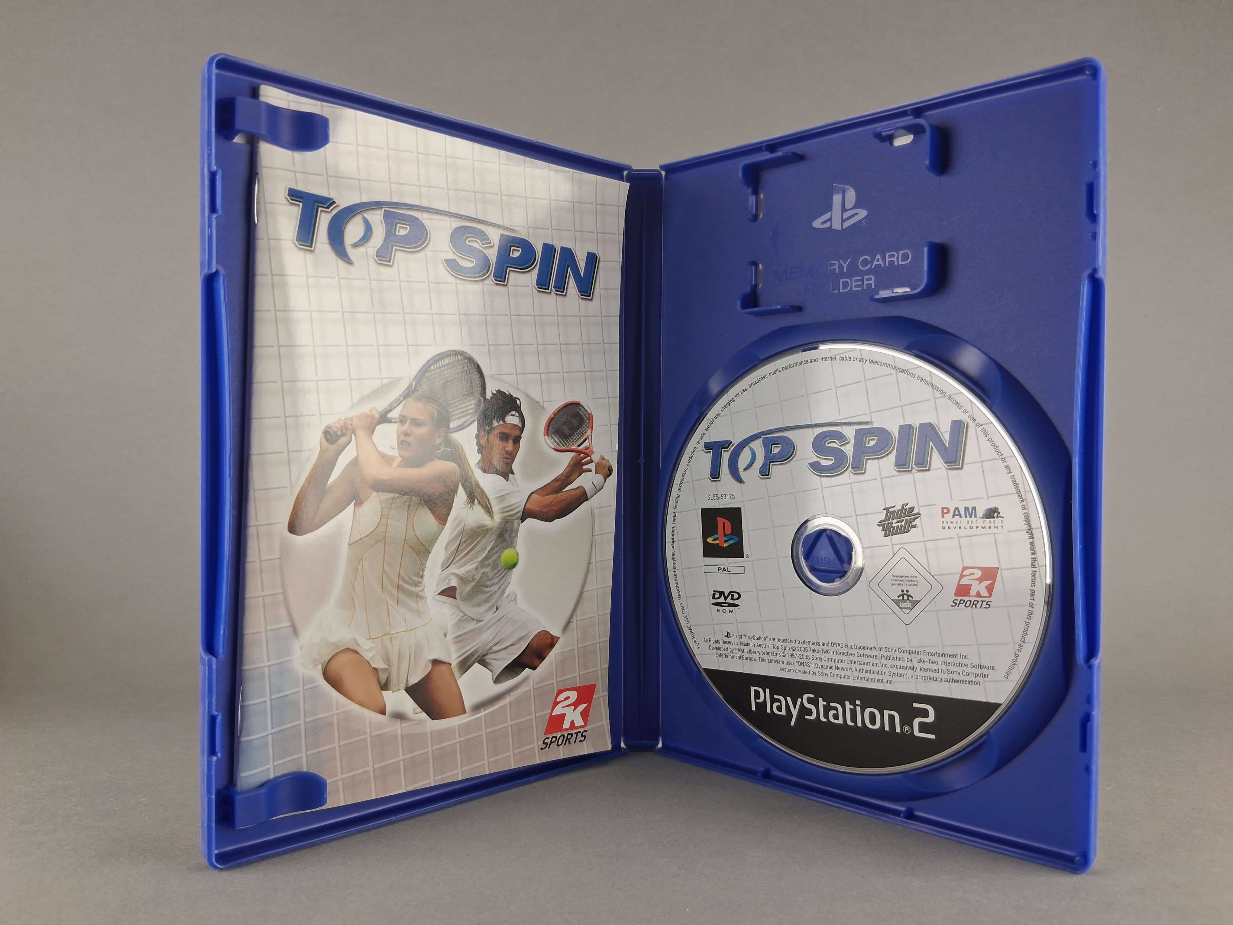 N014 Top Spin PlayStation 2 PS2 Gra Tenisowa 2K Sports