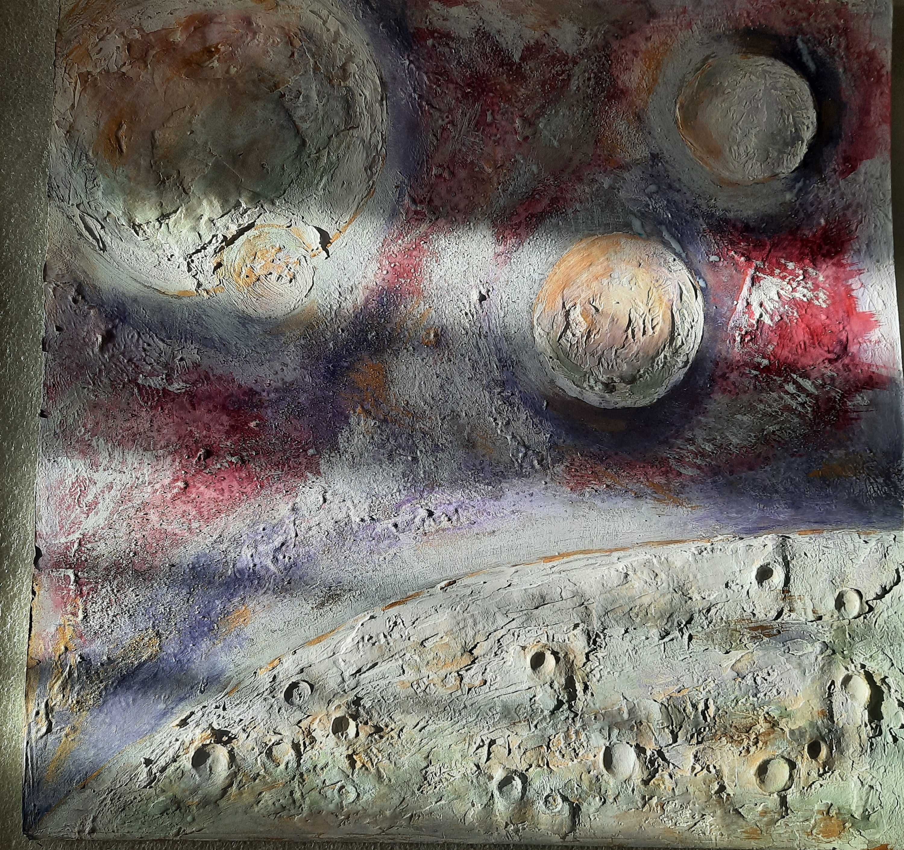 Картины -барельеф  Космос