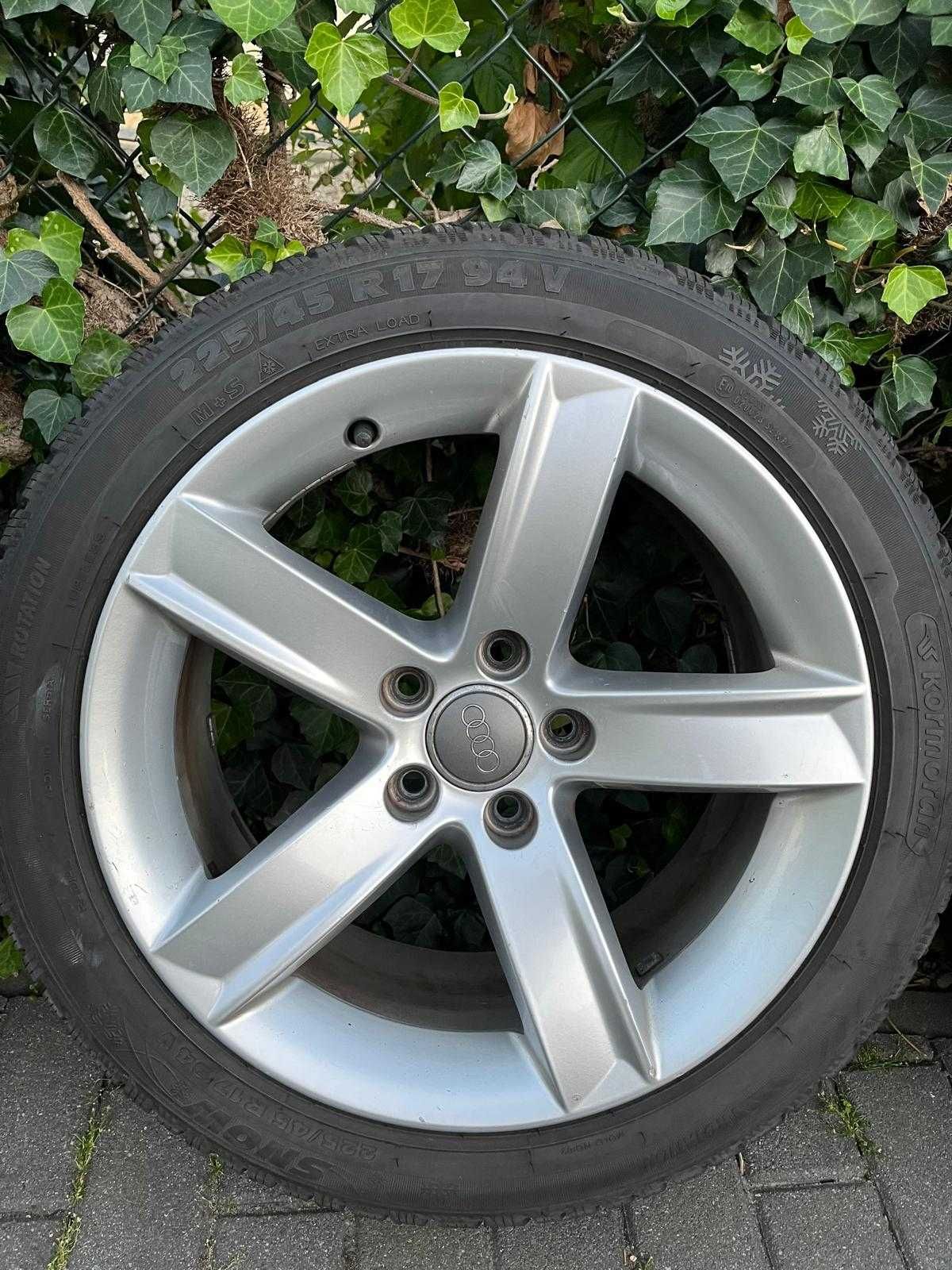 Felgi z oponami R17 5x112 audi