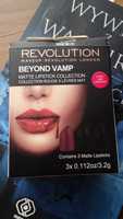 2 szminki firmy Revolution, seria Beyond Vamp