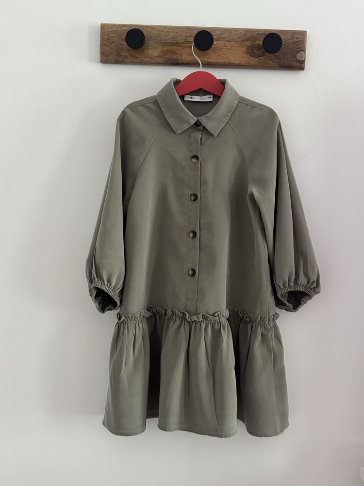 Sukienka khaki ZARA 128