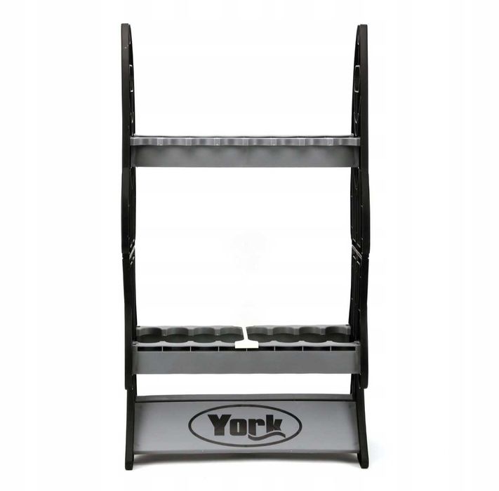 Stojak na Wędki na 16 Sztuk Nowy Stabilna Podpórka 44x80x25 cm