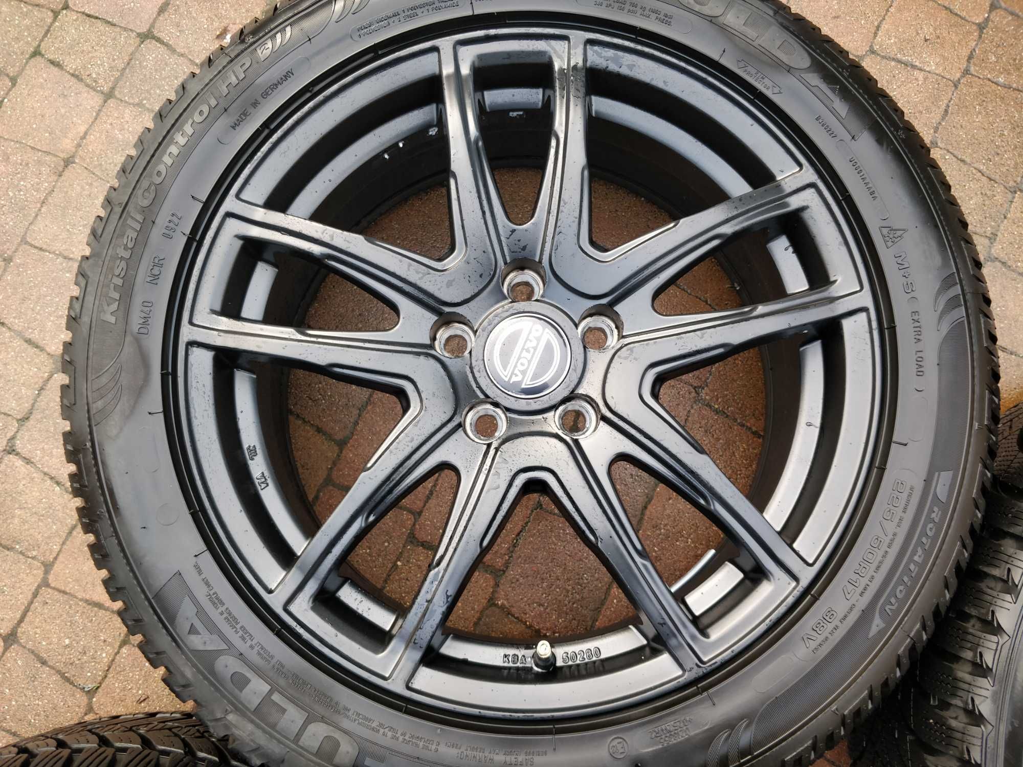 3309. Koła zimowe Volvo V60 S80 V70 5x108 225/50/17 8/9mm 2022/23r