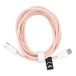 Kabel Typ C do Typ C PD QC3.0 3A 60W C263 2 m różowy
