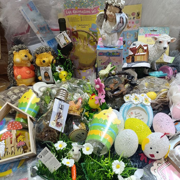 Лот пасхальний декор великдень прикраси яйця курча