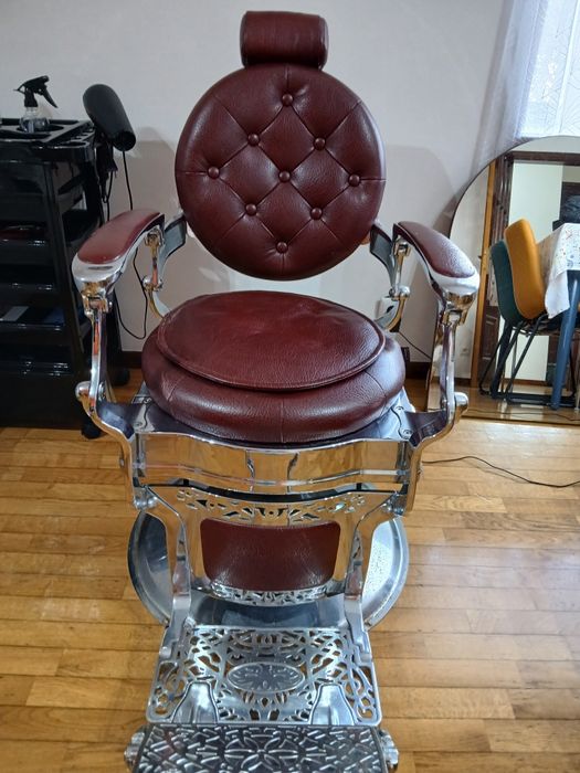 Cadeira de barbeiro retro