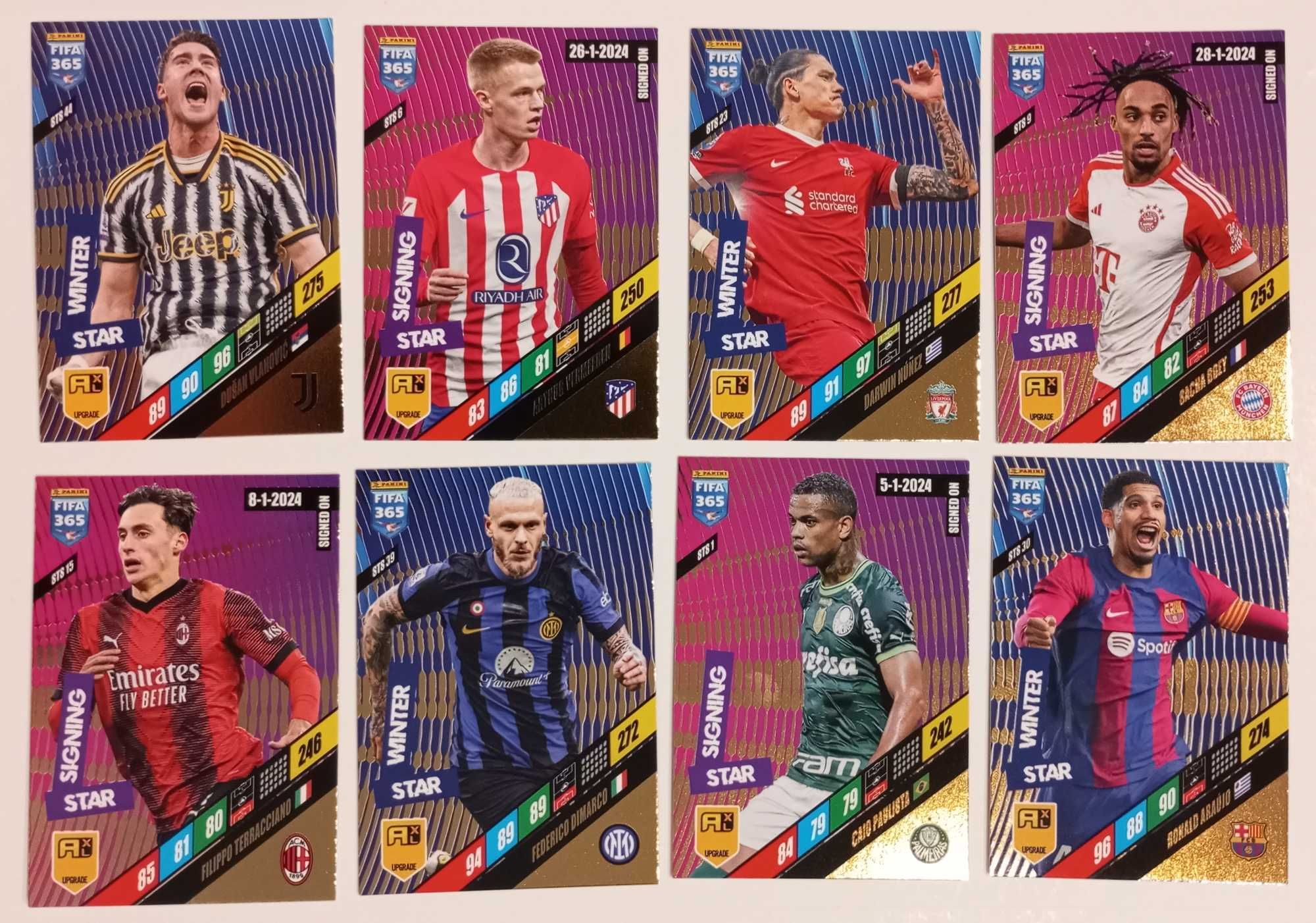 50 Kart Star Signings + Winter Stars Panini FIFA 365 Upgrade