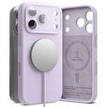 Etui Ringke Silicone Magnetic MagSafe na iPhone 17 Pro Max - fioletowe