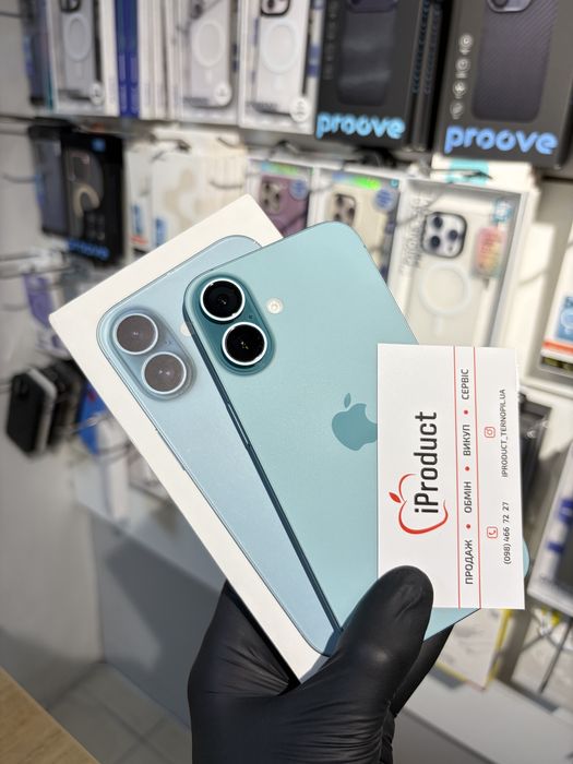 iPhone 16 128Gb Teal/Pink NeverLock Європа! Фізичні Sim!