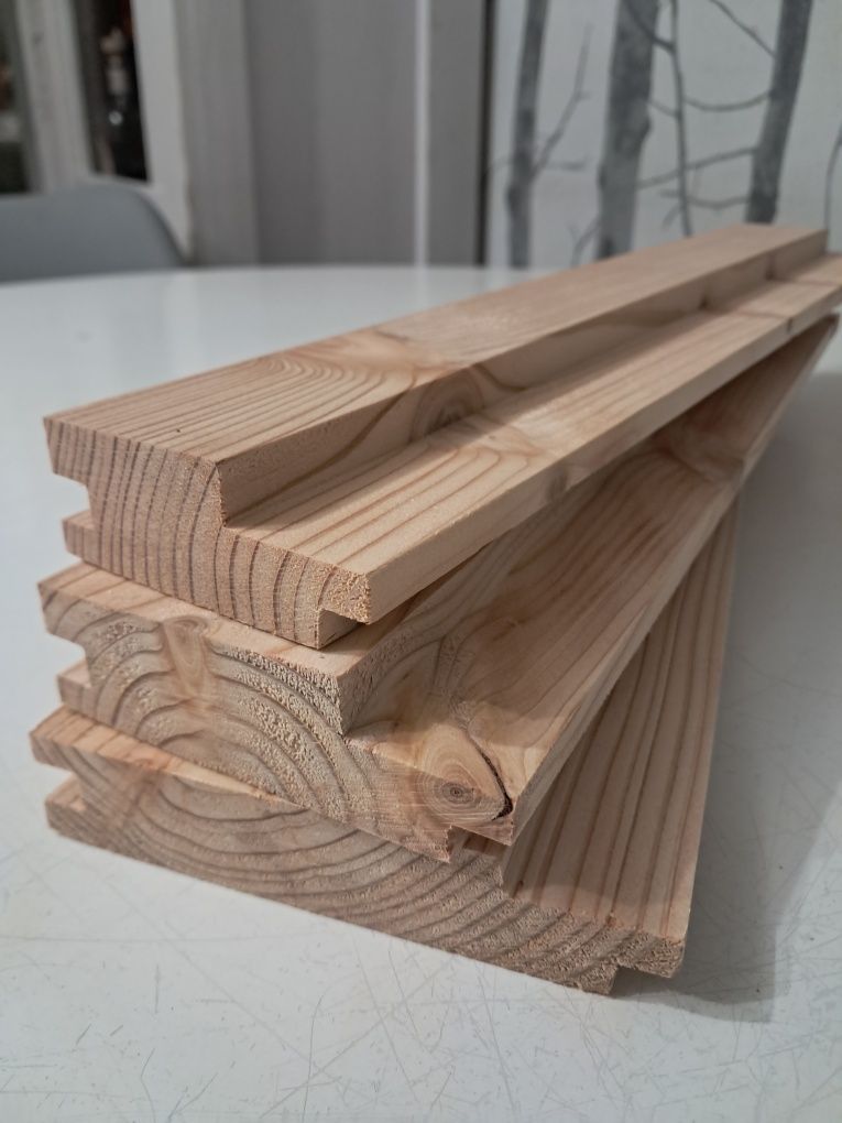 NOWOŚĆ Deska elewacyjna 3D modrzew , lamel , lamele