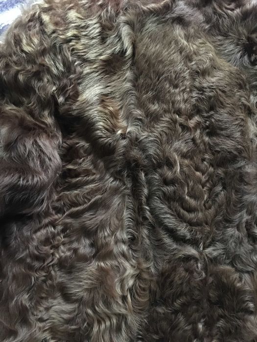 Nowe Futro naturalne brązowe typu karakuły r L/XL