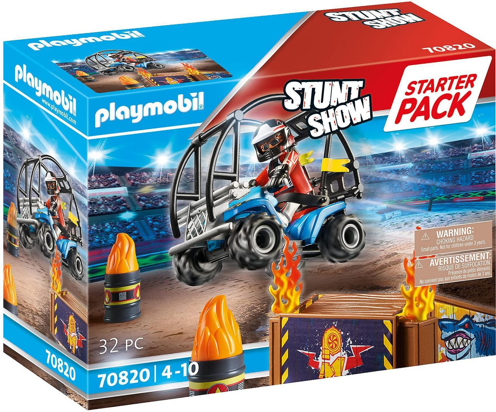 Playmobil Stunt Show 70820 Стартовий набір – квадроцикл із пожежною ра