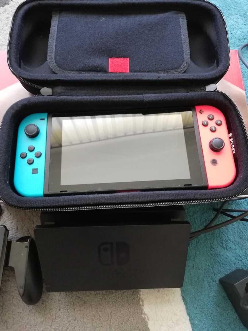 Nintendo Switch V1 pełny zestaw