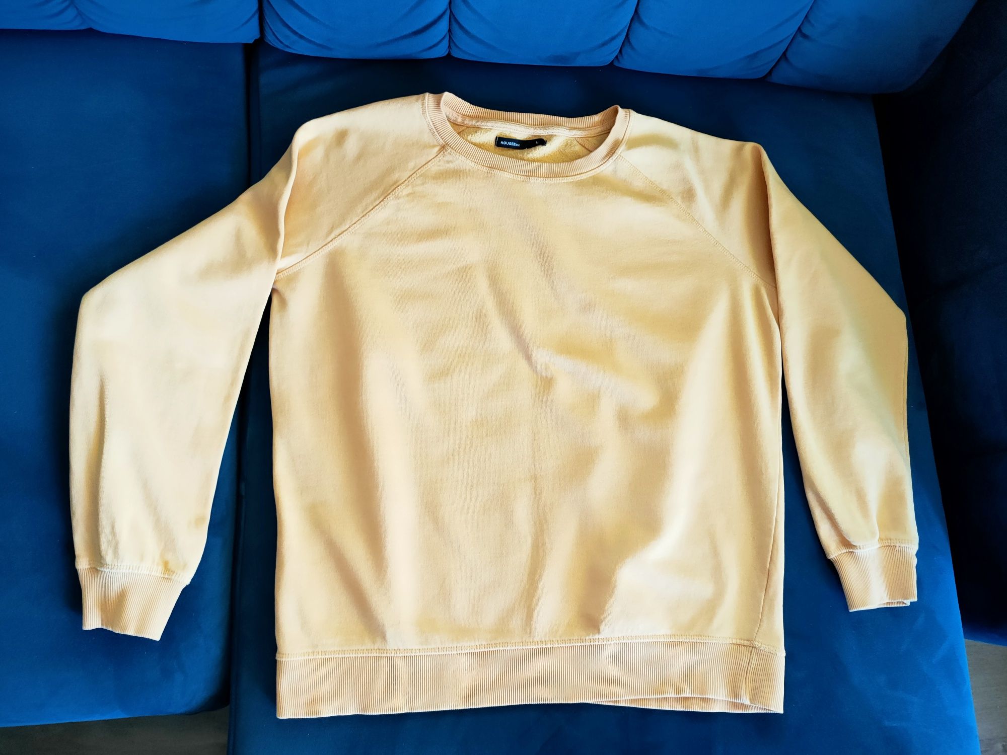 Bluza sportowa musztardowo-żółta L