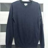 Męski sweter vintage Wrangler M/L granatowy cienki