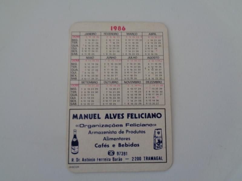 Calendários de bolso