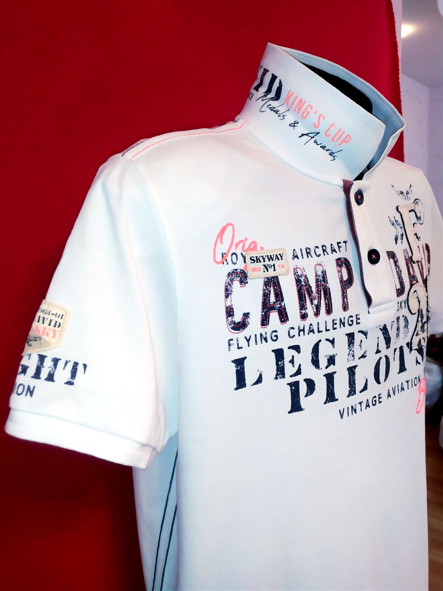 Поло CAMP DAVID Германия, футболка, р.XL, 52-54-56