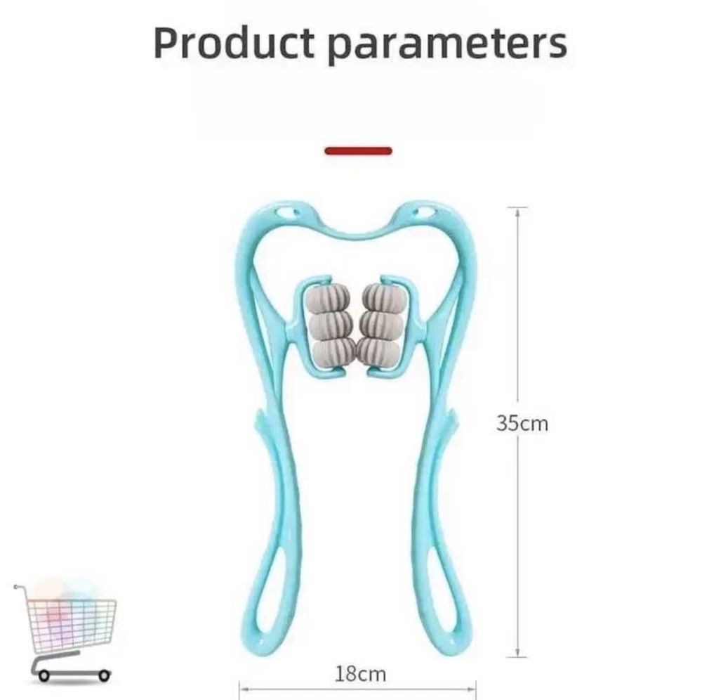 Роликовый Массажер для Шеи спины ног рук, роликовий масажер Neck