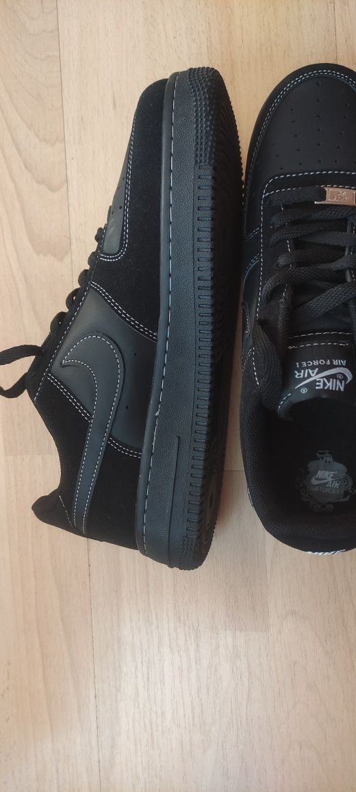 Nike air fofce 1' 07 czarne  męskie