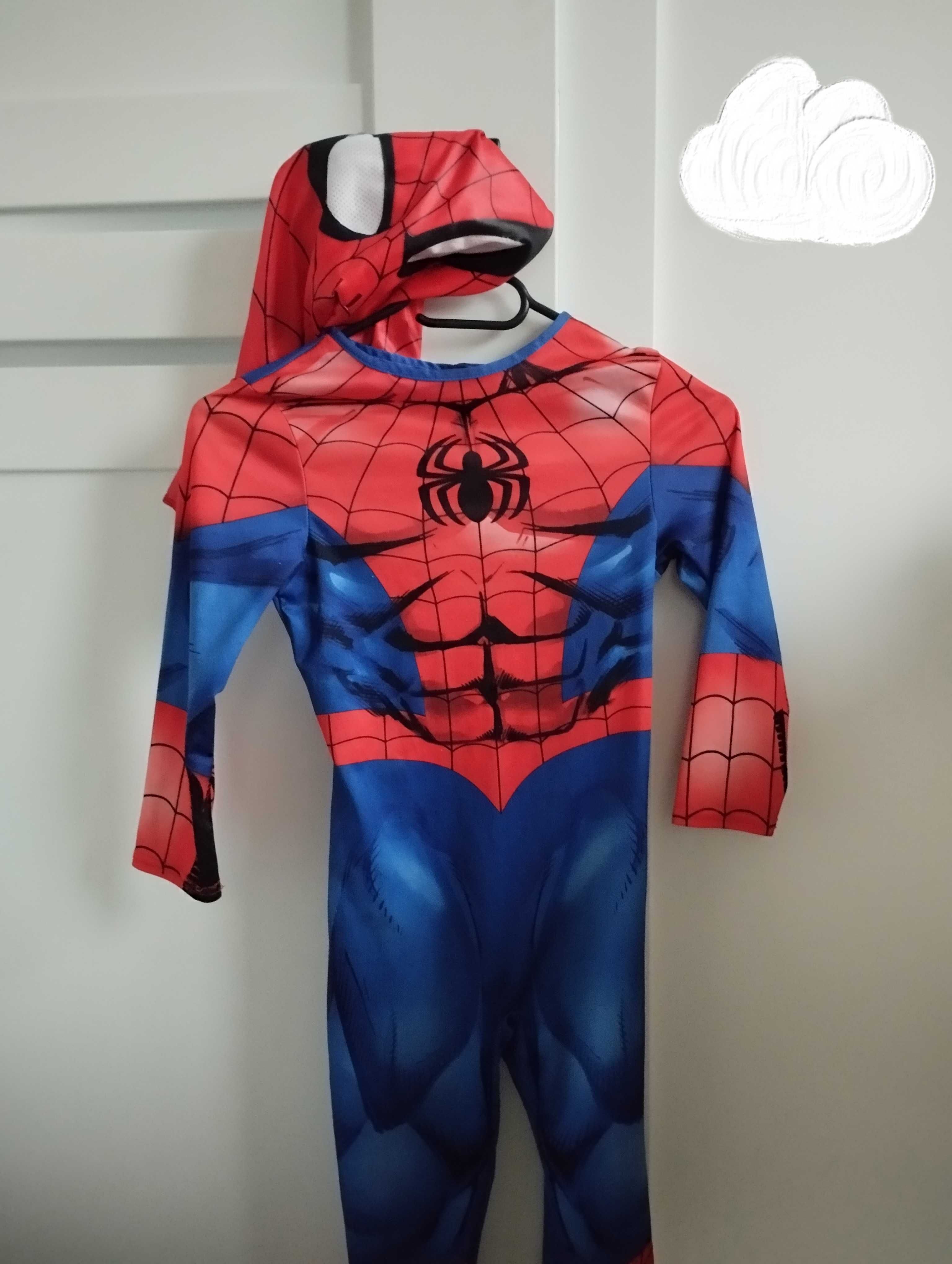 stroj spiderman  r 98/104/110 maska