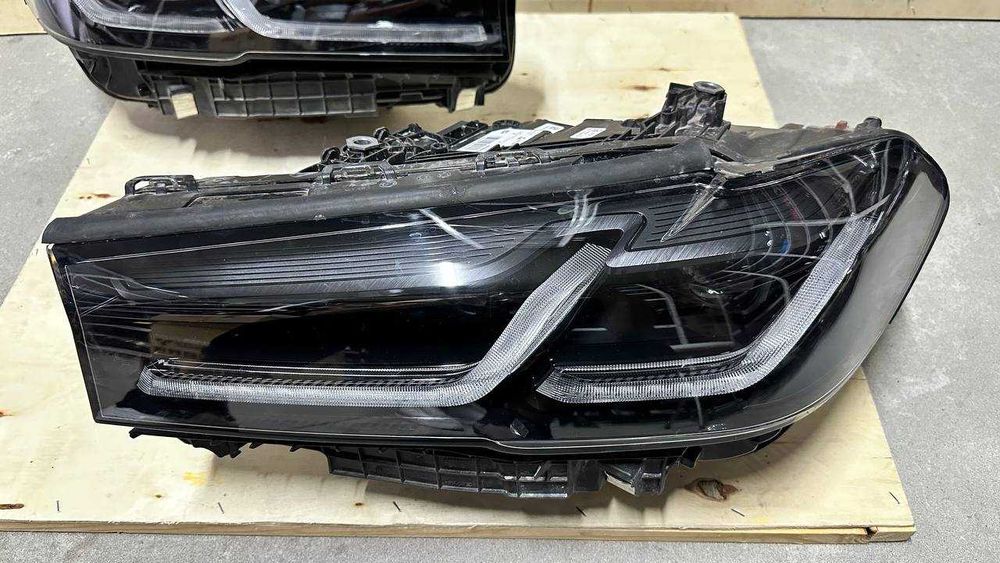 Оптика Фары Фара Фари Bmw 5 G30 Чорні 5/M5 F90 Adaptive Shadow Line