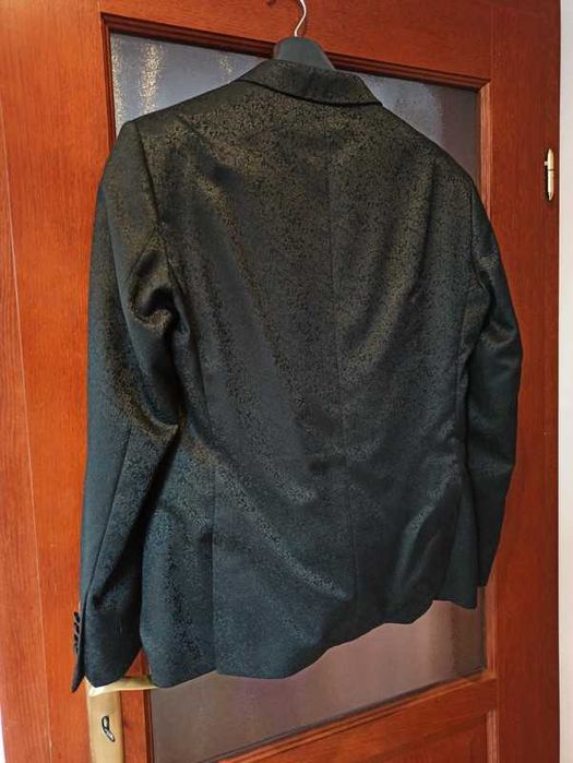 Garnitur smokingowy ślubny żakardowy guittard studniówka