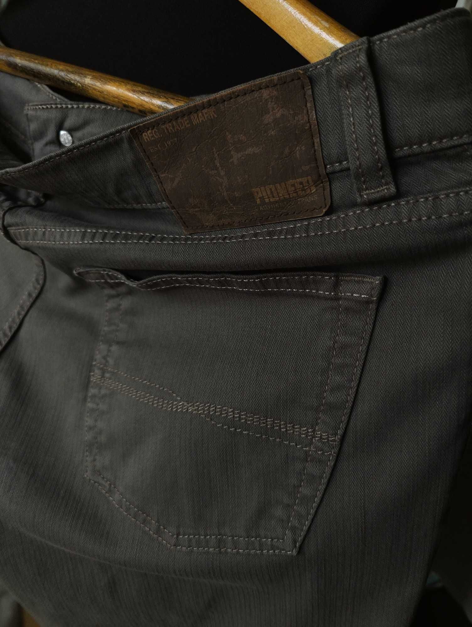 Джинсы Pioneer jeans five pocket Germany w36 stretch green - grey.