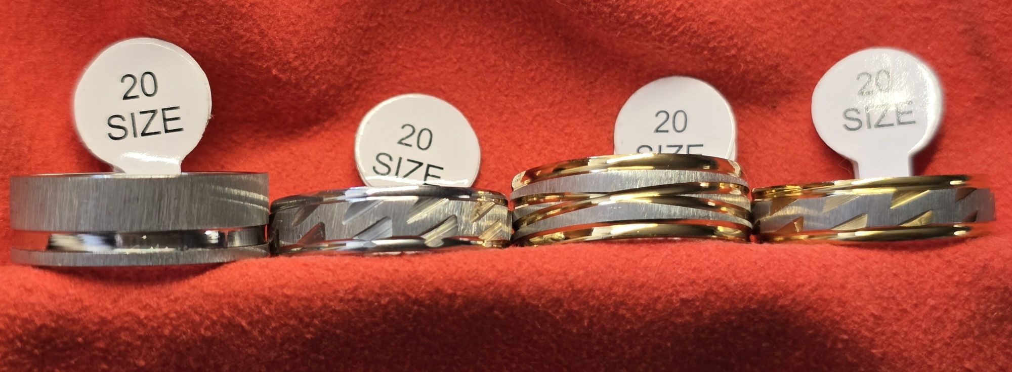 Obrączka ze stali nierdzewnej r. 21,20,19 i 17