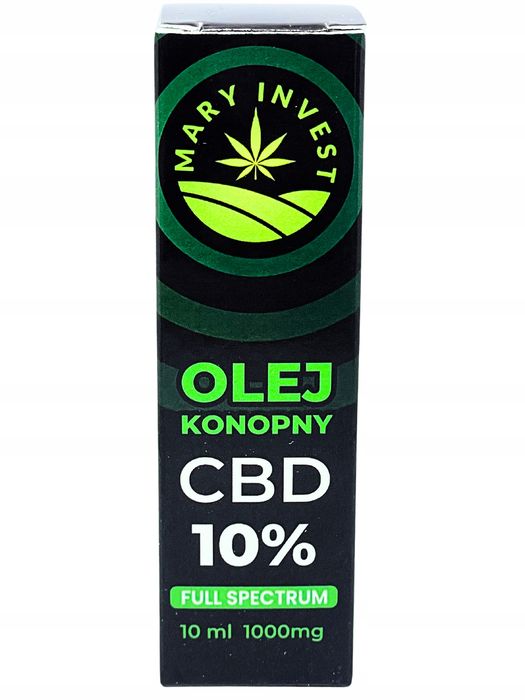Olejek konopny CBD 10 % 1000 mg RAW 3 x 10 ml | Pełne spektrum |