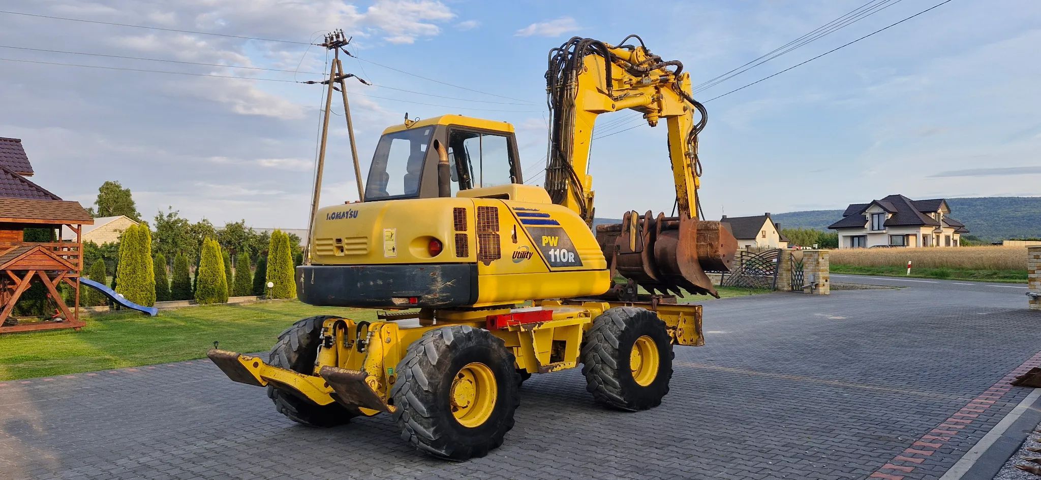 Komatsu PW 110/ Maszyna Sprowadzona/  Koparka kołowa Komatsu tj Terex Schaeff
