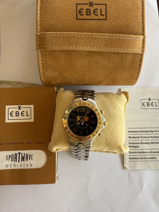 Золотий чоловічий годинник EBEL E6122641